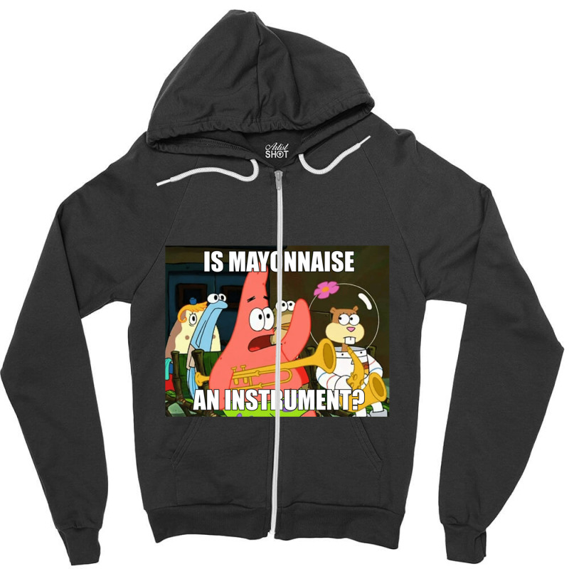 Is Mayonnaise And Instrument Large Zipper Hoodie by KaitlynnBuckley | Artistshot