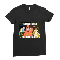 Is Mayonnaise And Instrument Large Ladies Fitted T-shirt | Artistshot