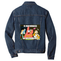 Is Mayonnaise And Instrument Large Men Denim Jacket | Artistshot