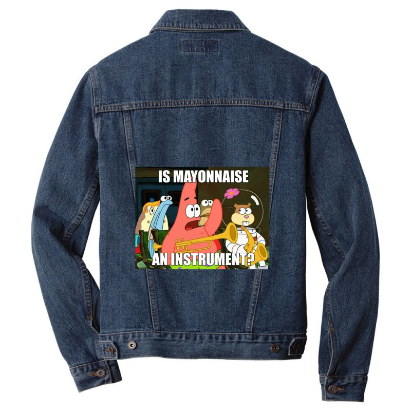 Is Mayonnaise And Instrument Large Men Denim Jacket by KaitlynnBuckley | Artistshot