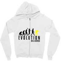 Billiards Evolution Zipper Hoodie | Artistshot