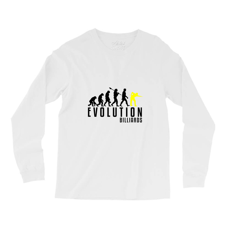 Billiards Evolution Long Sleeve Shirts | Artistshot