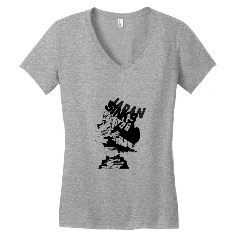 Japan Sinks Women's V-Neck T-Shirt by cm-arts | Artistshot