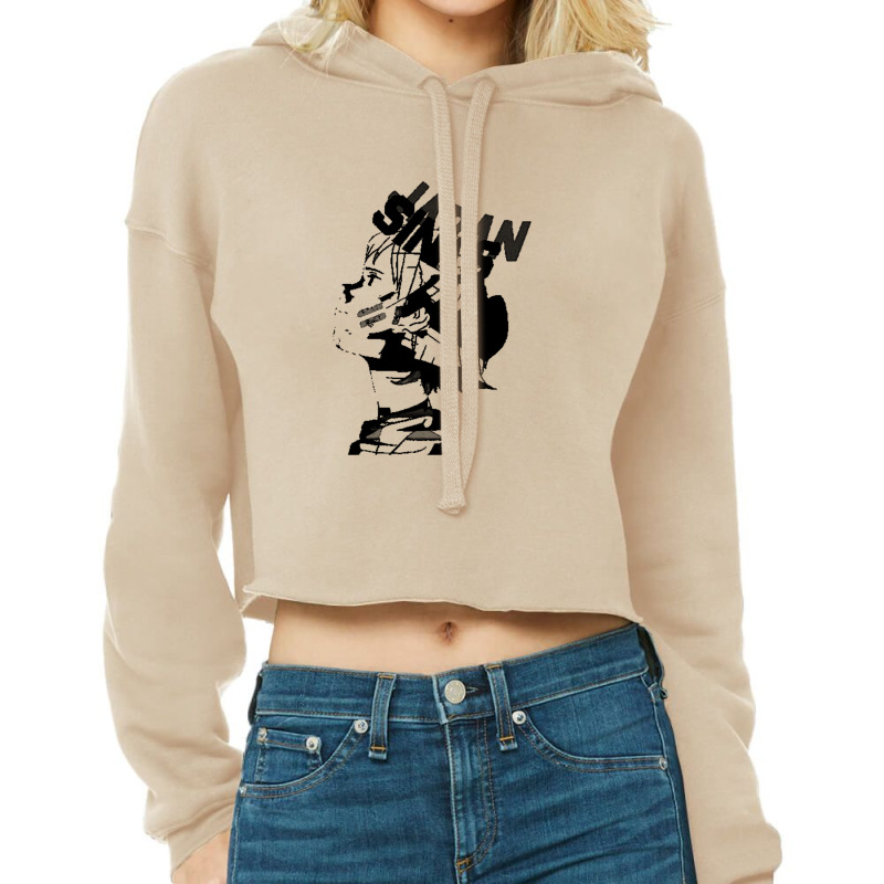 Japan Sinks Cropped Hoodie by cm-arts | Artistshot