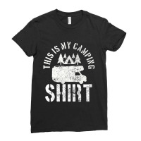 Camping Trailer Camper Van Mobile Home Caravan Motorhome Ladies Fitted T-shirt | Artistshot