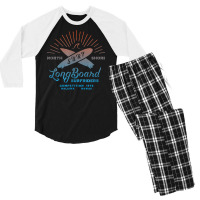 Retro North Shore Longboard Surf 1978 T Shirt Men's 3/4 Sleeve Pajama Set | Artistshot