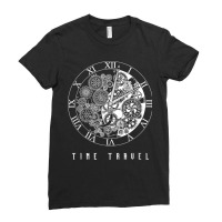 Time Travel Traveler Watch Vintage Clock Steampunk Gift Ladies Fitted T-shirt | Artistshot