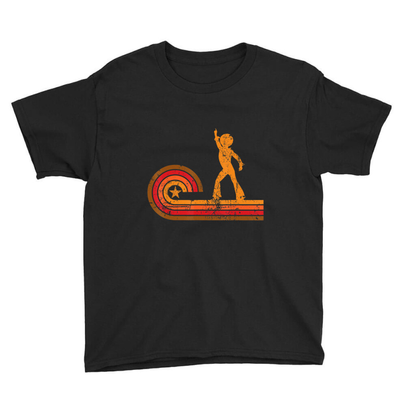 1970's Retro Style Disco Dancer Silhouette Disco Youth Tee | Artistshot