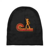 1970's Retro Style Disco Dancer Silhouette Disco Baby Beanies | Artistshot