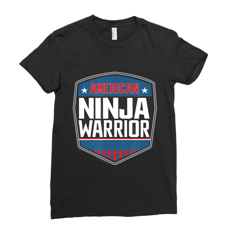 American Ninja Warrior Standard Ladies Fitted T-Shirt by laughingtuy | Artistshot