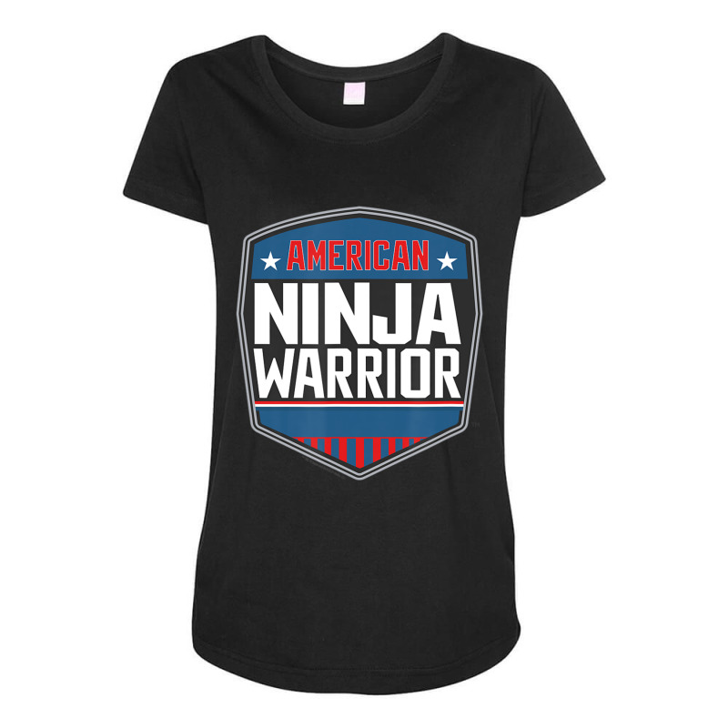 American Ninja Warrior Standard Maternity Scoop Neck T-shirt by laughingtuy | Artistshot