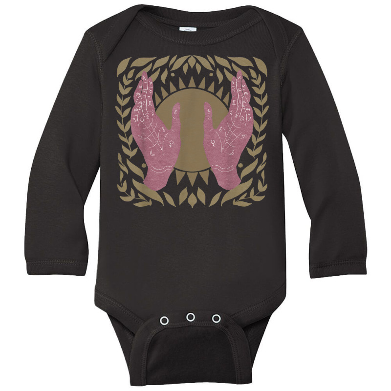 Easy Halloween Costume Palmistry Zodiac Sun Long Sleeve Baby Bodysuit by Posh | Artistshot