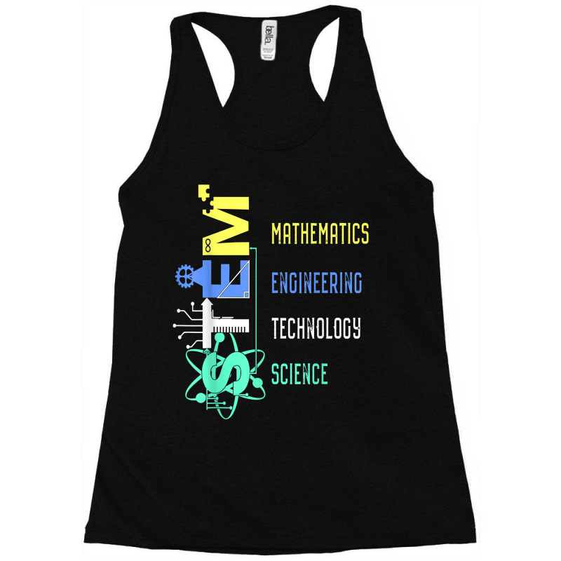 Stem Education Science Teacher Math Engineer Technology Racerback Tank by TysonBoyer | Artistshot