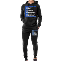 Eat, Sleep, Dominate, Repeat. For Gamers. Hoodie & Jogger Set | Artistshot