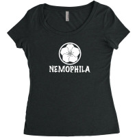 Nemophila White Women's Triblend Scoop T-shirt | Artistshot