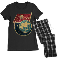 Cccp Original Russian Space Program Ussr Women's Pajamas Set | Artistshot