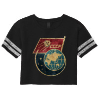 Cccp Original Russian Space Program Ussr Scorecard Crop Tee | Artistshot