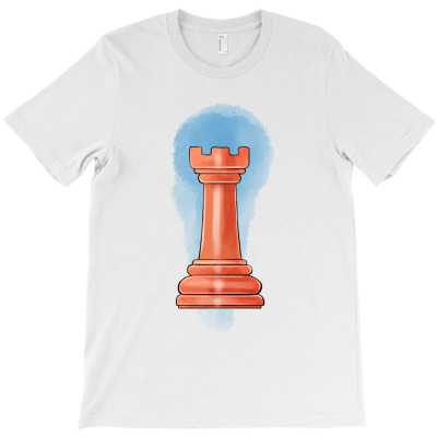 Watercolor Chess Family Matching Rook T-shirt Designed By Kevin Acen