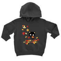 Chococat Enjoy The Little Things Fall Leaves Toddler Hoodie | Artistshot