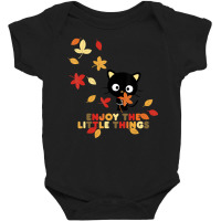 Chococat Enjoy The Little Things Fall Leaves Baby Bodysuit | Artistshot