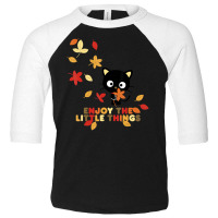 Chococat Enjoy The Little Things Fall Leaves Toddler 3/4 Sleeve Tee | Artistshot