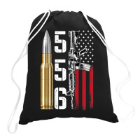 Ar-15 American Flag, Ar15 Rifle Sling Gift Gun Owner Back Drawstring Bags | Artistshot