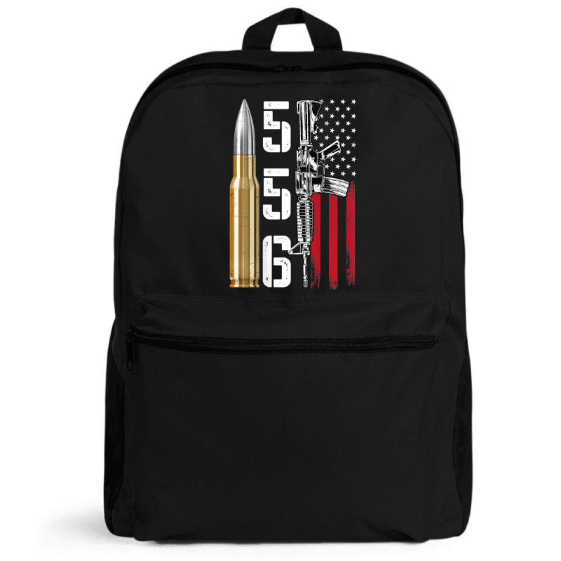 Ar-15 American Flag, Ar15 Rifle Sling Gift Gun Owner Back Backpack by rayhenault | Artistshot