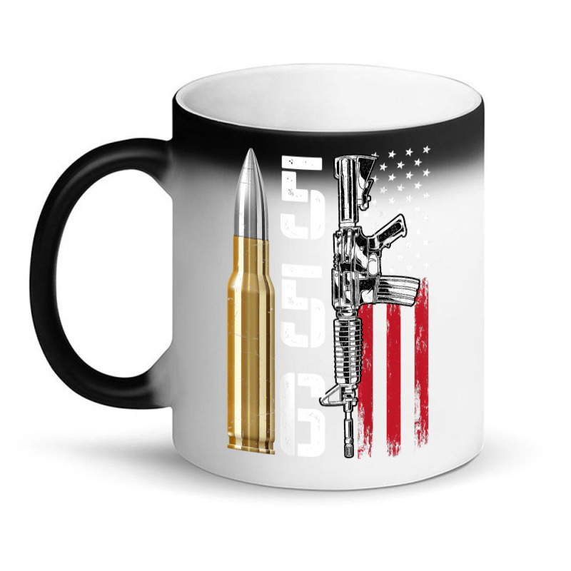 Ar-15 American Flag, Ar15 Rifle Sling Gift Gun Owner Back Magic Mug by rayhenault | Artistshot