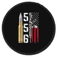 Ar-15 American Flag, Ar15 Rifle Sling Gift Gun Owner Back Round Patch | Artistshot