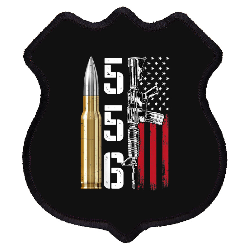 Ar-15 American Flag, Ar15 Rifle Sling Gift Gun Owner Back Shield Patch by rayhenault | Artistshot