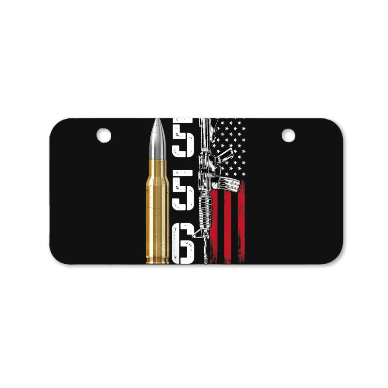 Ar-15 American Flag, Ar15 Rifle Sling Gift Gun Owner Back Bicycle License Plate by rayhenault | Artistshot