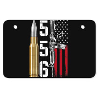 Ar-15 American Flag, Ar15 Rifle Sling Gift Gun Owner Back Atv License Plate | Artistshot