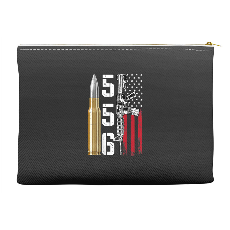 Ar-15 American Flag, Ar15 Rifle Sling Gift Gun Owner Back Accessory Pouches by rayhenault | Artistshot