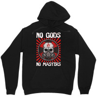 No Gods No Masters Anarchist Voluntaryist Atheist Agorism Unisex Hoodie | Artistshot