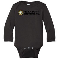 Pizza Port Long Sleeve Baby Bodysuit | Artistshot