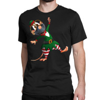 Booba Elf Rat Christmas Booba Elf Santa Elf Rat Girls Boys Classic T-shirt | Artistshot