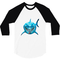 Bruce By Finding Dory 3/4 Sleeve Shirt | Artistshot