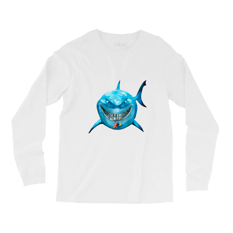 Bruce By Finding Dory Long Sleeve Shirts | Artistshot