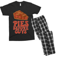 Funny Thanksgiving Pies Before Guys For Women And Girls Men's T-shirt Pajama Set | Artistshot