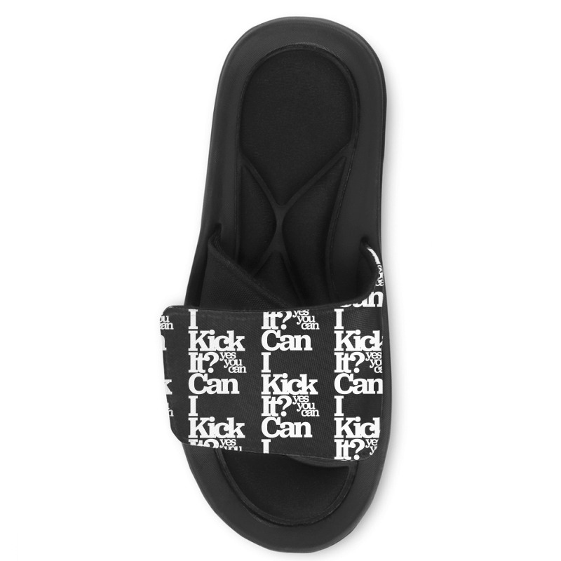 Can I Kick It Yes You Can! Great Gift For Old School Hiphop Heads Slide Sandal | Artistshot