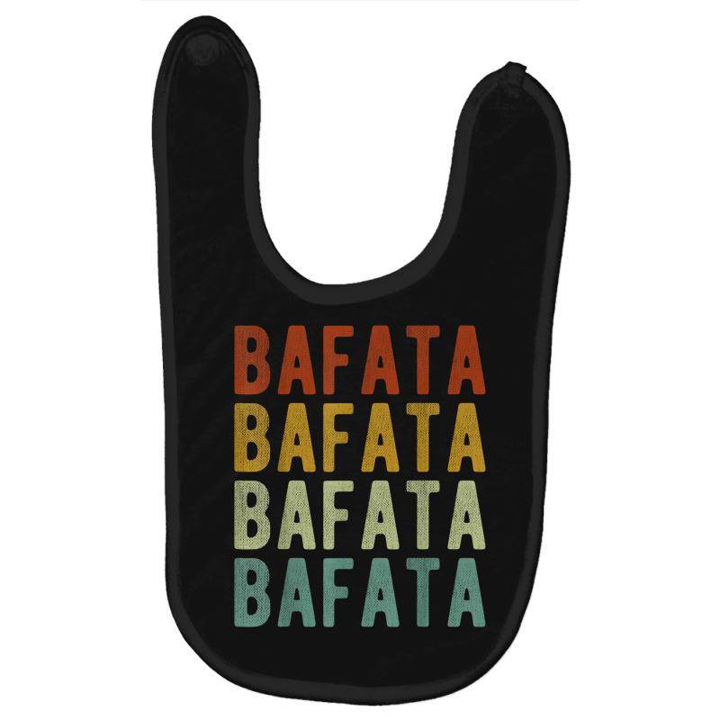 Bafata City Guinea Bissau Retro Vintage Baby Bibs | Artistshot