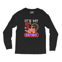 It's My 5th Birthday Ringmaster Circus Theme Carnival Bday Long Sleeve Shirts | Artistshot