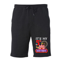 It's My 5th Birthday Ringmaster Circus Theme Carnival Bday Fleece Short | Artistshot