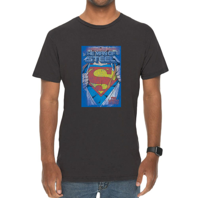 Legendary, The Man Of Steel Vintage T-shirt | Artistshot