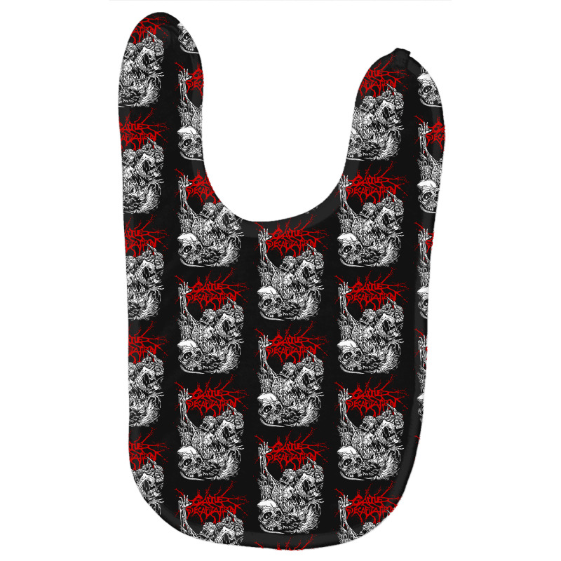 Cattle Decapitation Design Baby Bibs by cm-arts | Artistshot