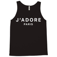 I Love Paris J Adore Paris France Black Graphic T Shirt Tank Top | Artistshot