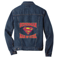 Man Of Steel Jersey, Men Denim Jacket | Artistshot