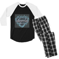 Man Of Steel Shield Men's 3/4 Sleeve Pajama Set | Artistshot