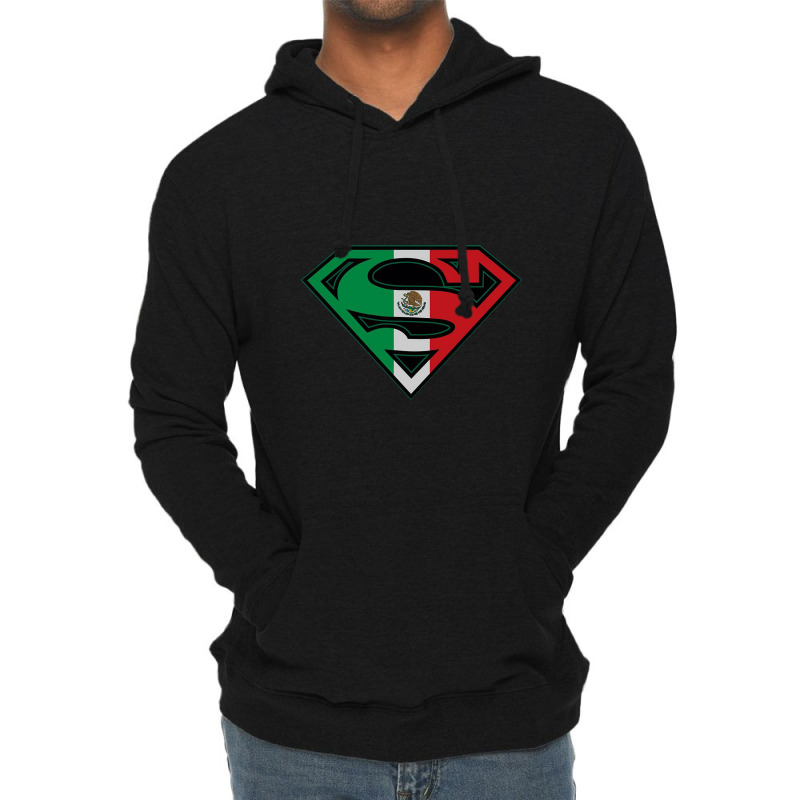 Mexican Flag Shield Lightweight Hoodie | Artistshot