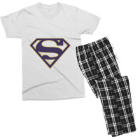 Navy And Gold Shield Men's T-shirt Pajama Set | Artistshot